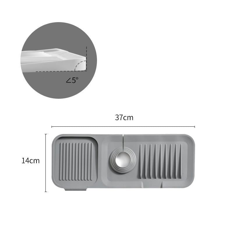 (2X1) Alfombrilla anti salpicaduras de silicona para cocina y baño