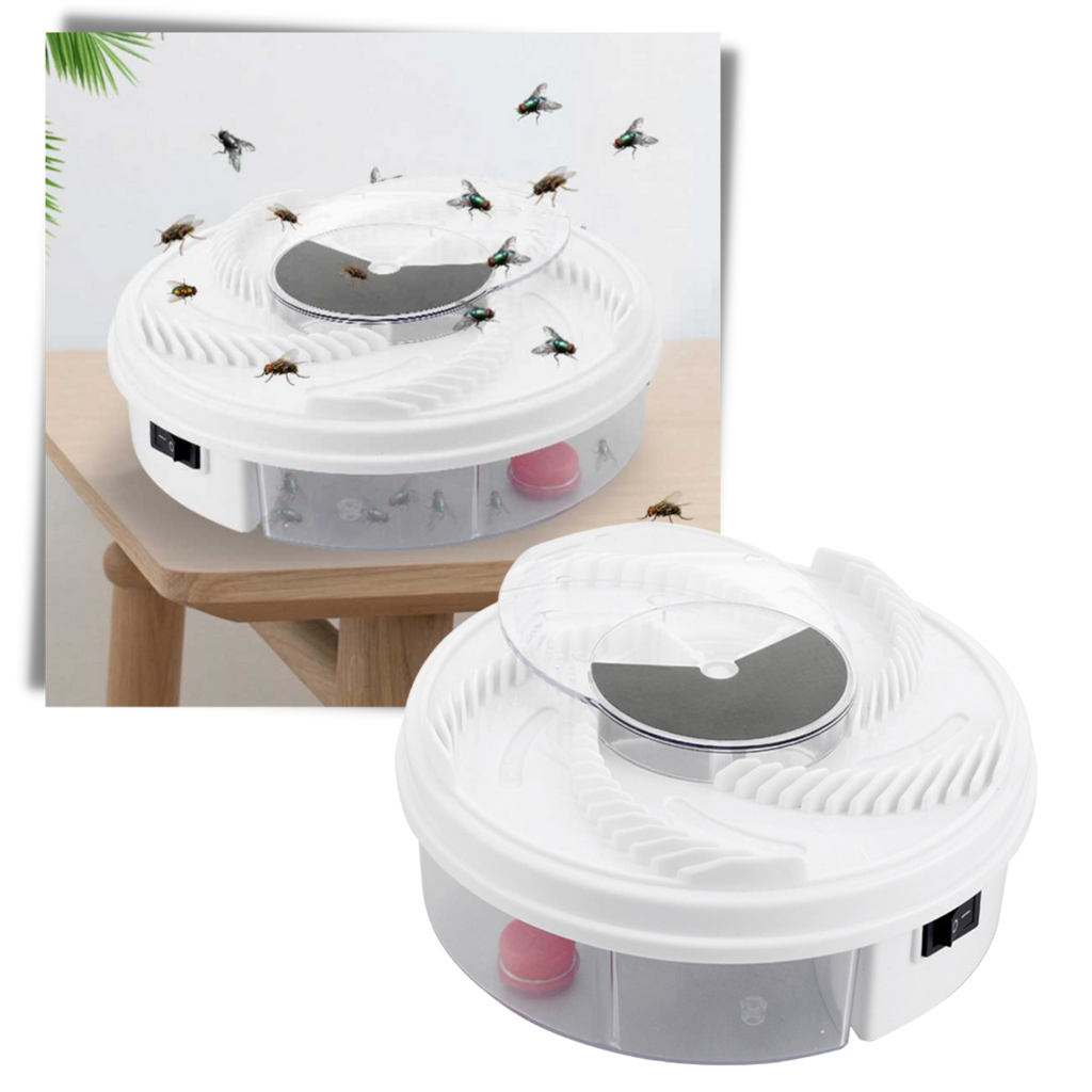 Trampa eléctrica anti moscas