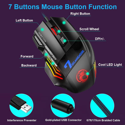 Mouse Gamer + envío gratis
