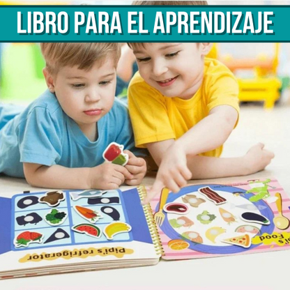 Libro para el desarrollo y aprendizaje con figuras - Kids Book™