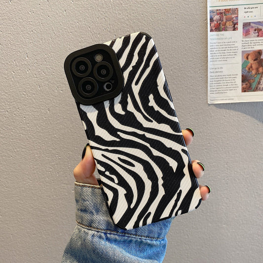 Carcasa iPhone Zebra Print
