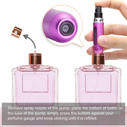 Mini botella recargable para perfume + envío gratis